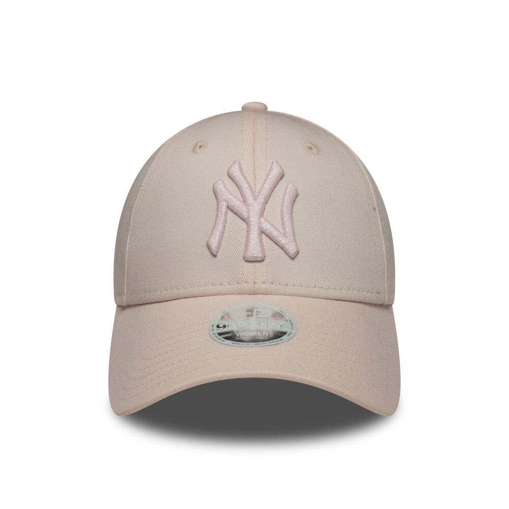 Gorra 9forty Mlb New York Yankees Metallic Rosa Pastel image number 1.0
